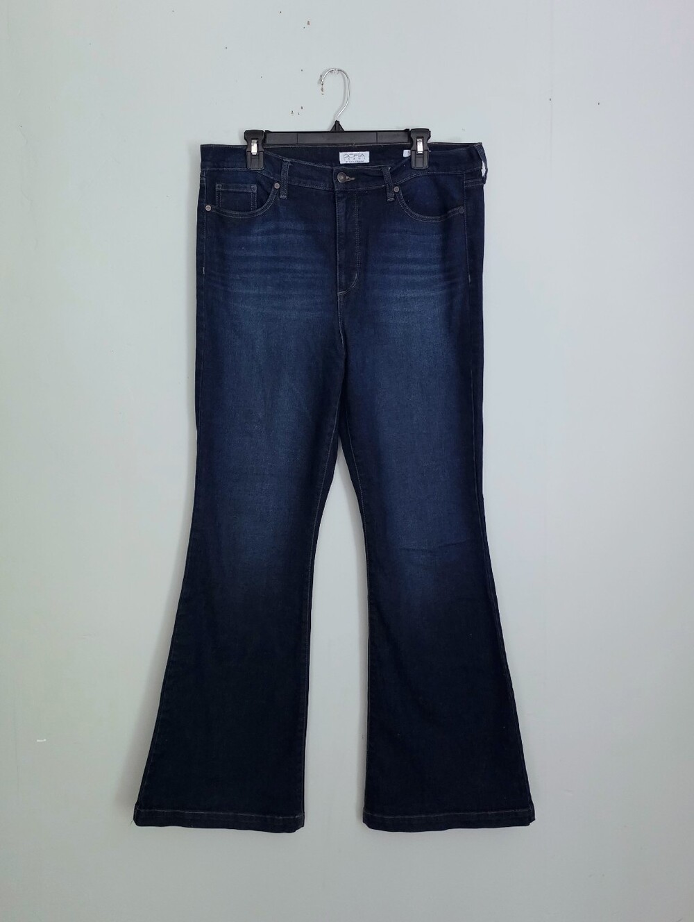 sofia by sofia vergara Melissa Flare Dark Blue Jeans